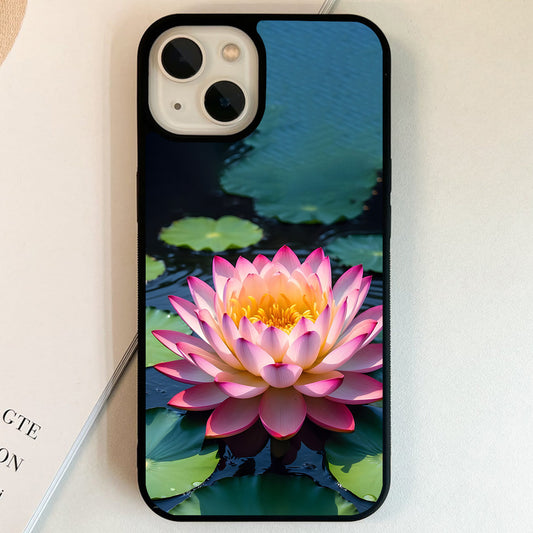 National Lotus Flower Glass Case