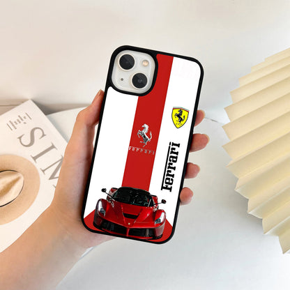 Ferrari Red Stripe Legacy Glass Case