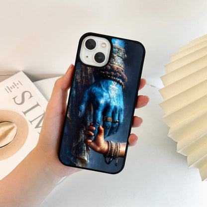 Shiva Hand Scene Glass Case