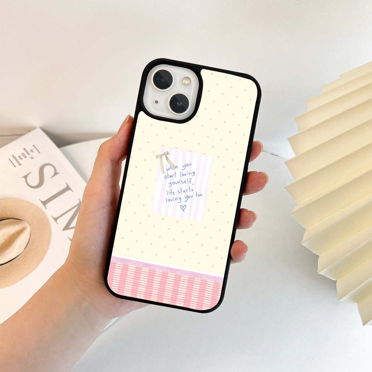 Loving Yourself Always Glass Case