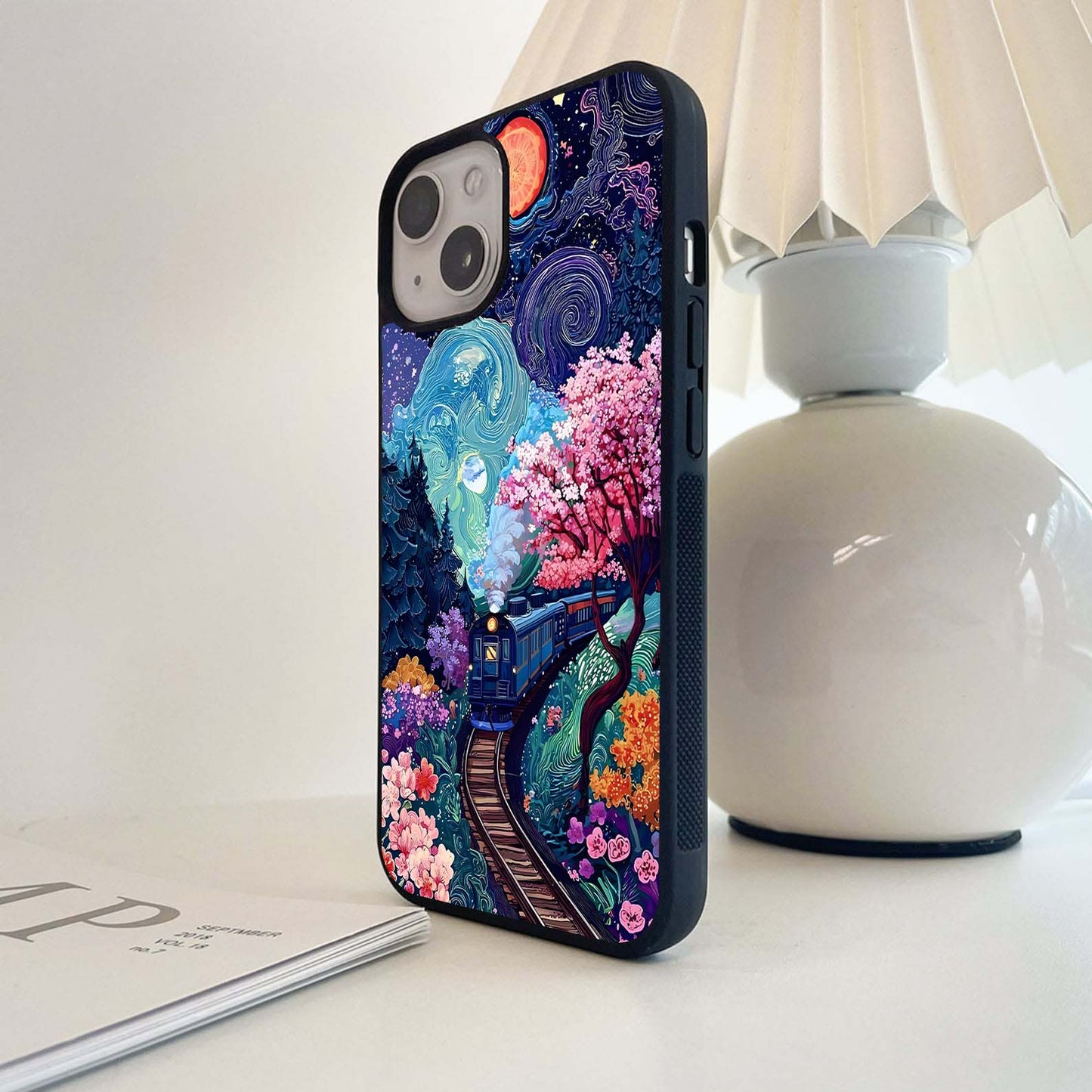 Magical Night Train Glass Case