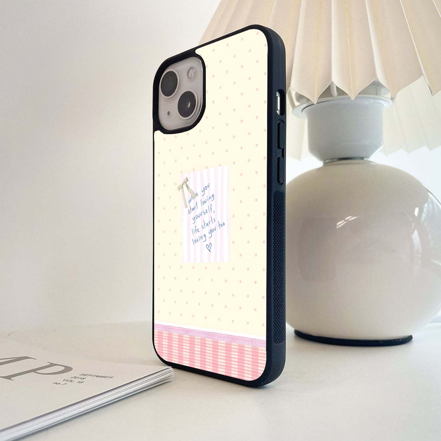 Loving Yourself Always Glass Case