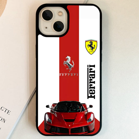 Ferrari Red Stripe Legacy Glass Case