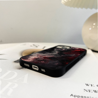 Marble Clouds Glass Case