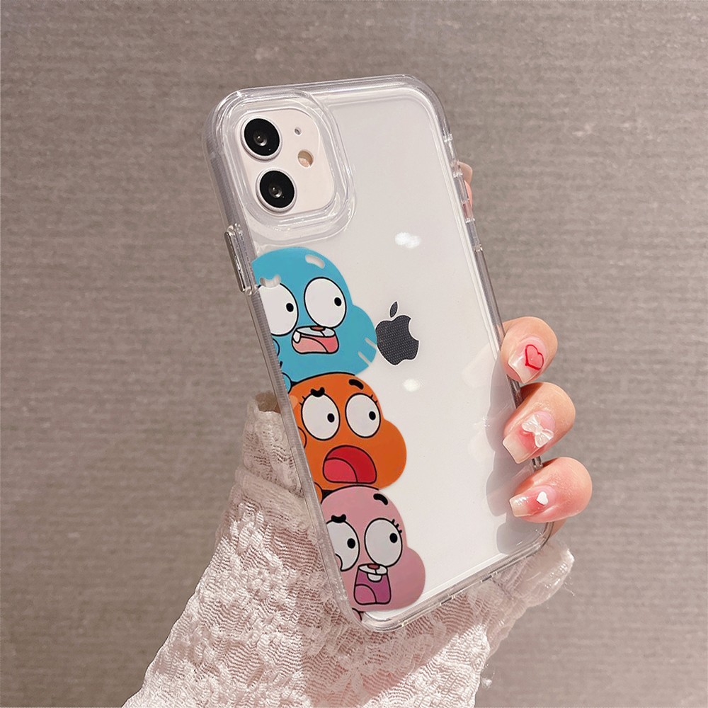 Funny Character Tower Clear Silicon Cover