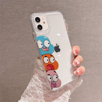 Funny Character Tower Clear Silicon Cover