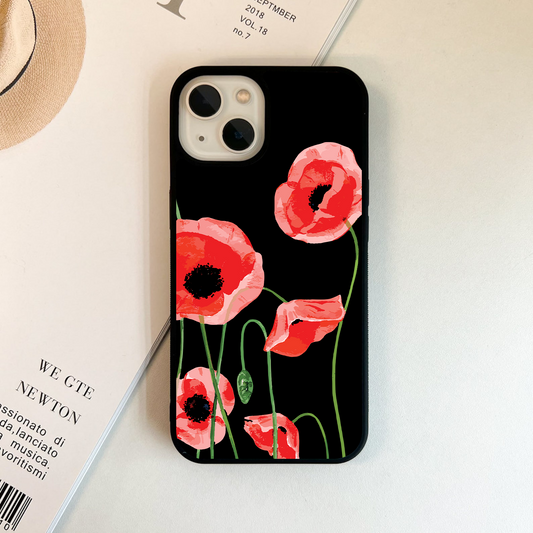 Crimson Garden Dream Glass Case