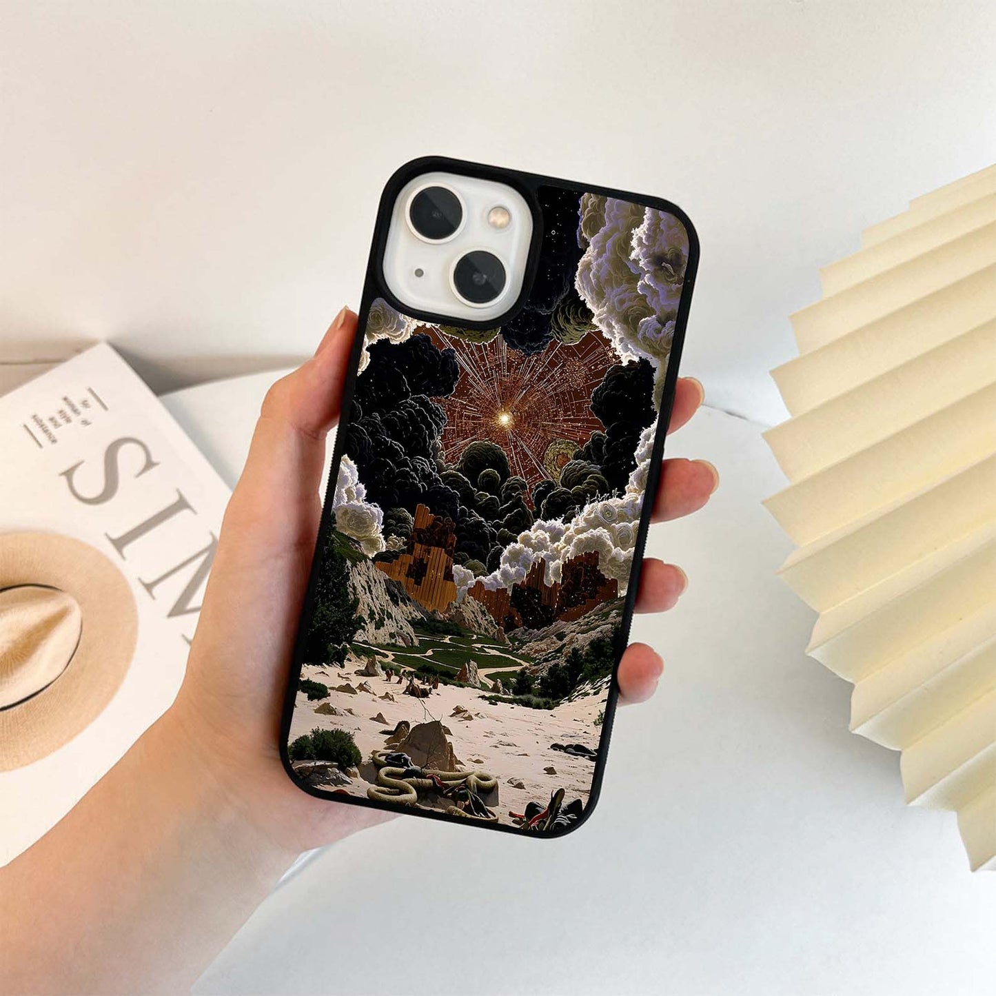 Cosmic Canyon Burst Glass Case