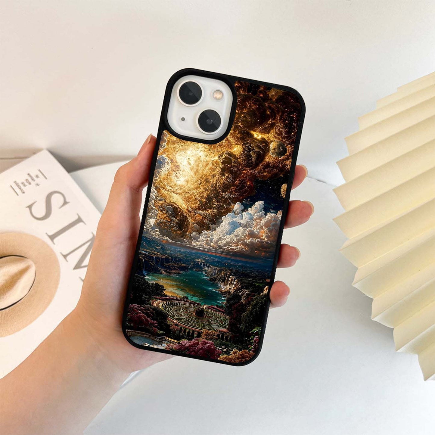 Cosmic Storm Fantasy Glass Case