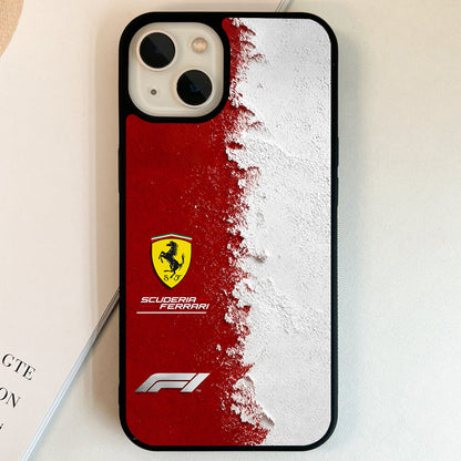 Scuderia Ferrari Racing Colors Glass Case