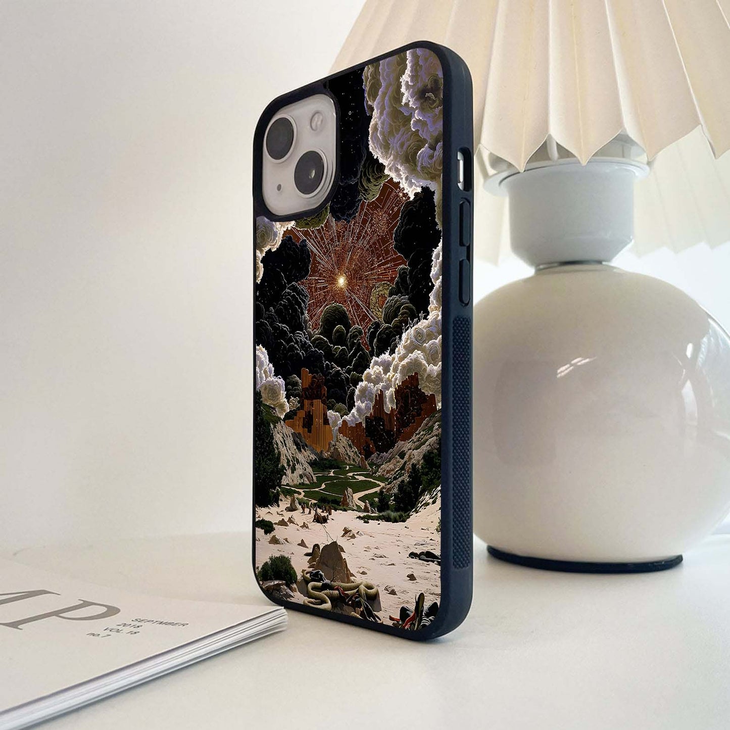 Cosmic Canyon Burst Glass Case