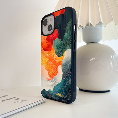 Water Sunset Glass Case