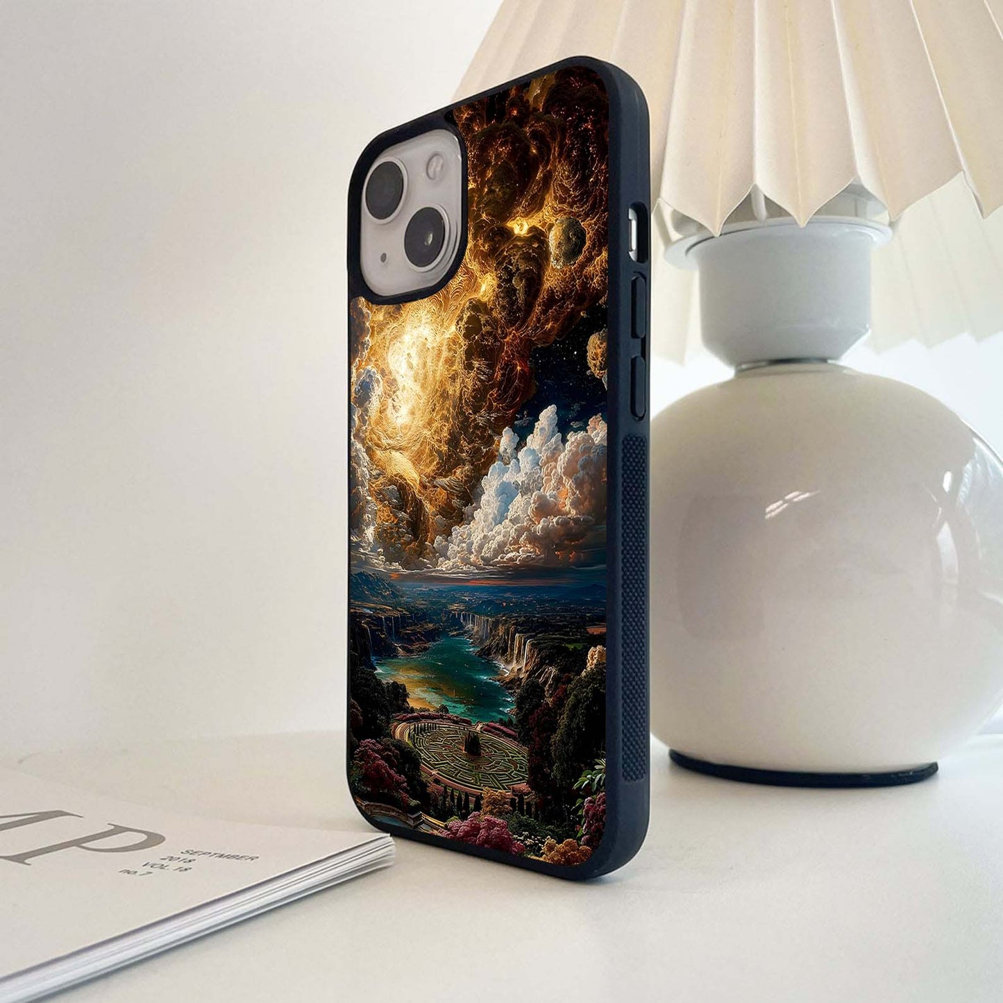 Cosmic Storm Fantasy Glass Case