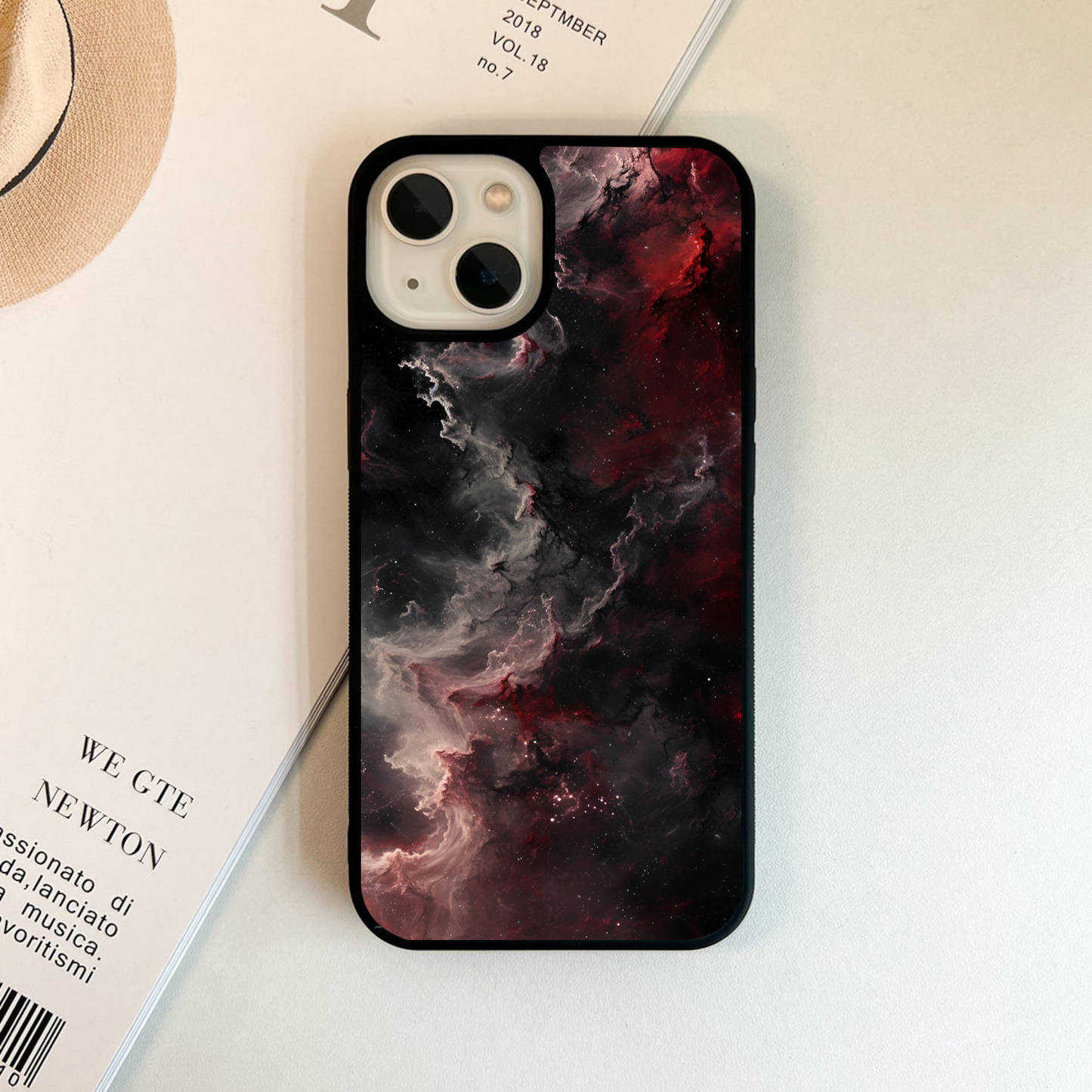 Marble Clouds Glass Case