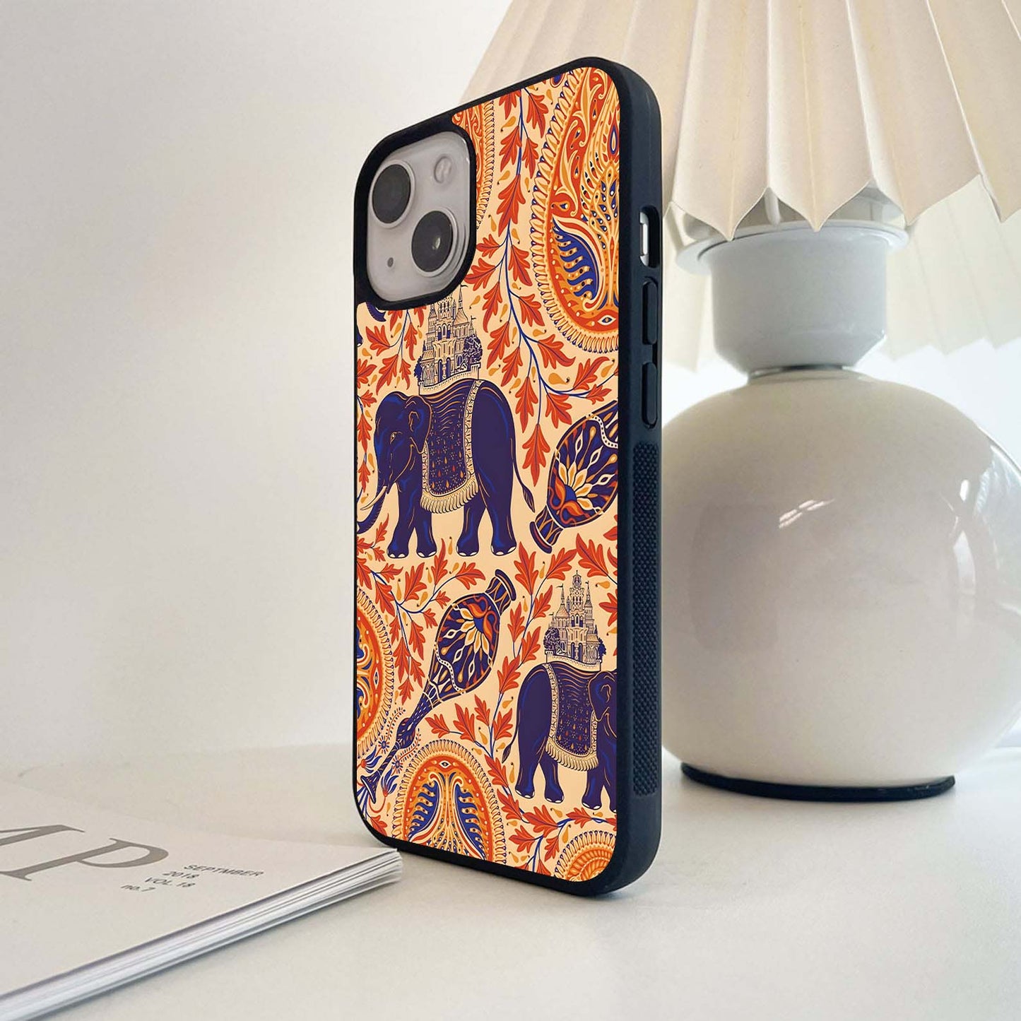 Majestic Paisley March Glass Case