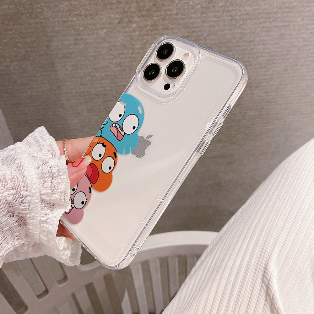 Funny Character Tower Clear Silicon Cover