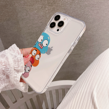 Funny Character Tower Clear Silicon Cover