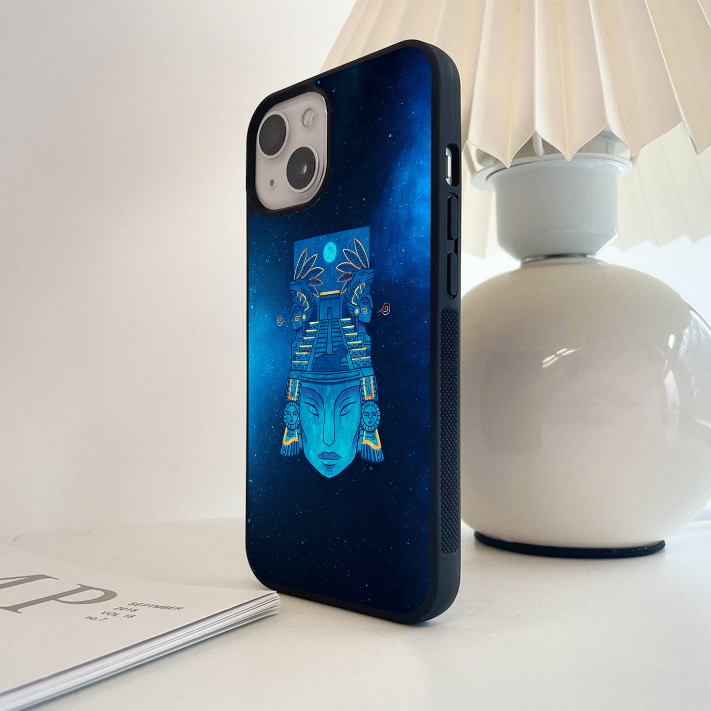 Aztec Cosmic Queen Glass Case