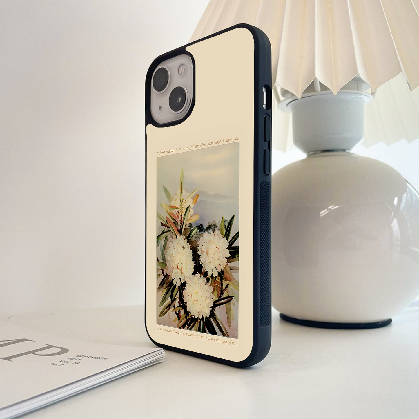 Golden Bloom Verse Glass Case