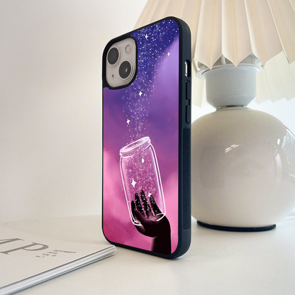 Purple Aesthetic Glass Case