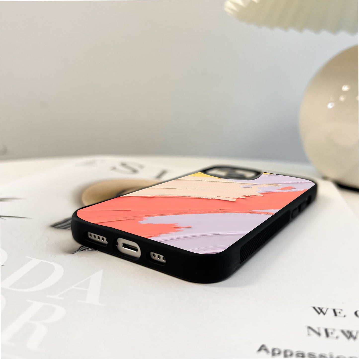 Pastel Swipe Rush Glass Case