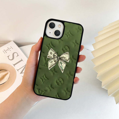 Money Bow LV Glass Case