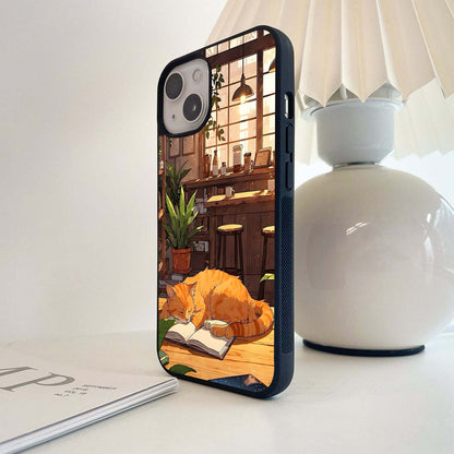 Cozy Cat Whiskers Glass Case