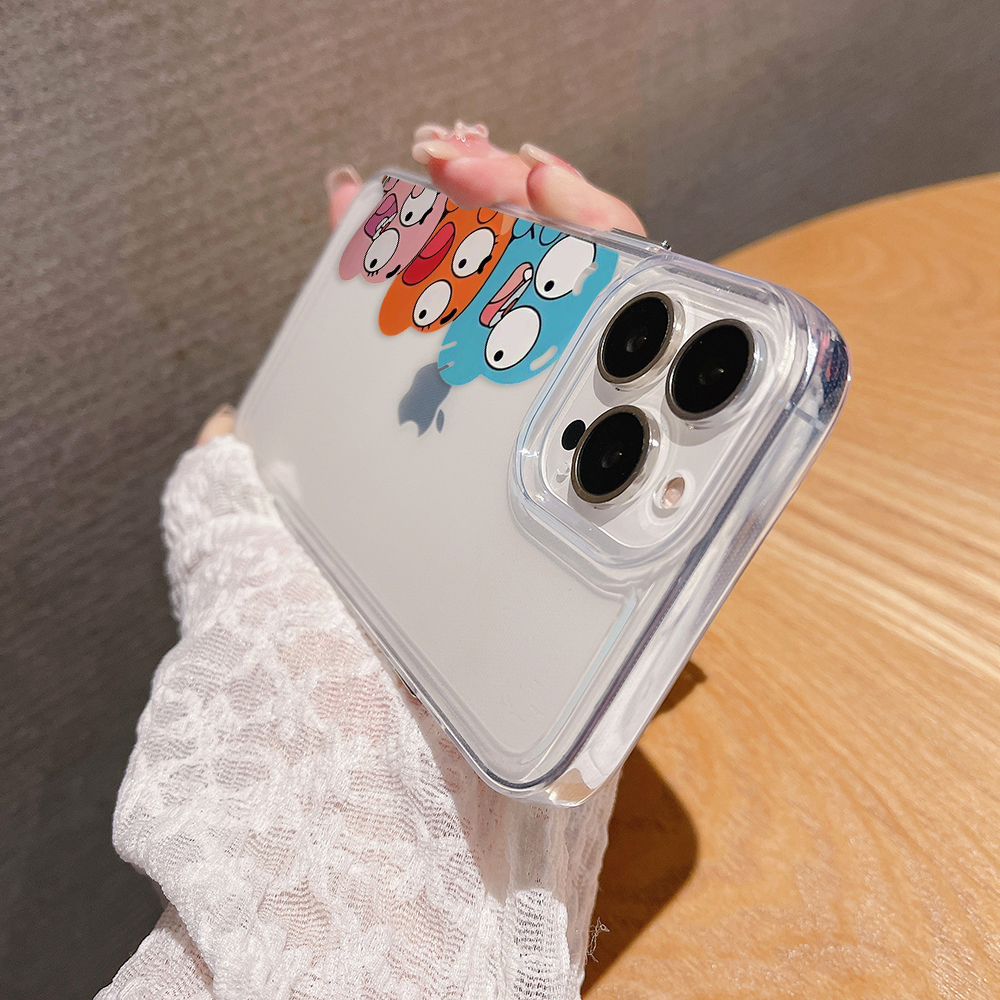 Funny Character Tower Clear Silicon Cover