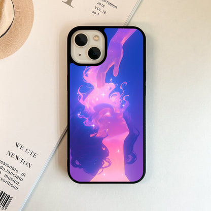 Cosmic Touch Glow Glass Case