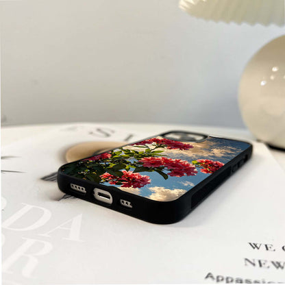 Moonlit Blossom Charm Glass Case