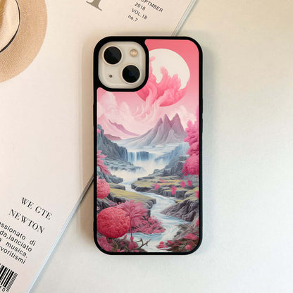 Cotton Moonrise  Glass Case