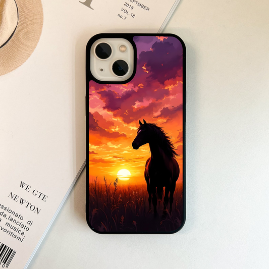 Wildfire Sunset Run Glass Case