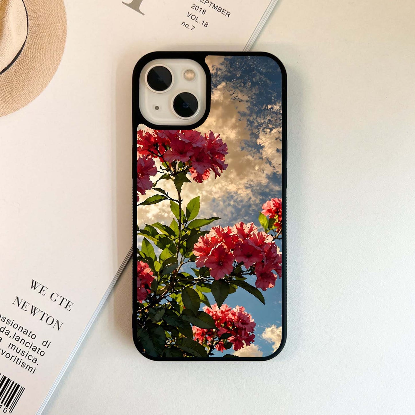 Moonlit Blossom Charm Glass Case