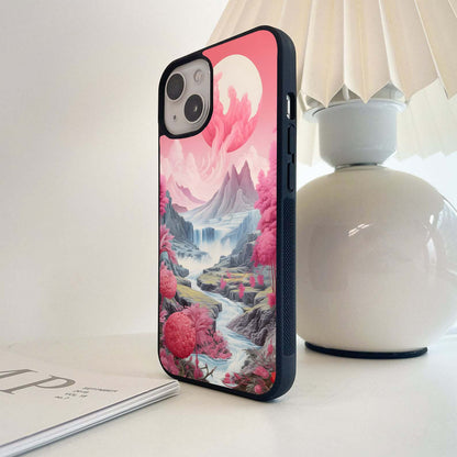 Cotton Moonrise  Glass Case