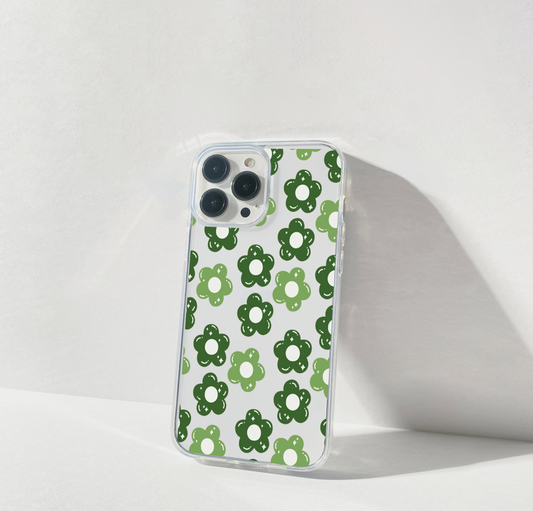 Vintage Blossom Mood Clear Silicon Cover