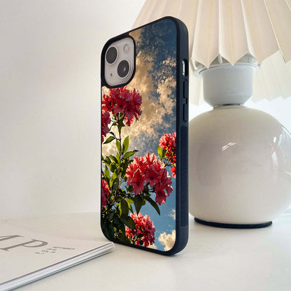 Moonlit Blossom Charm Glass Case