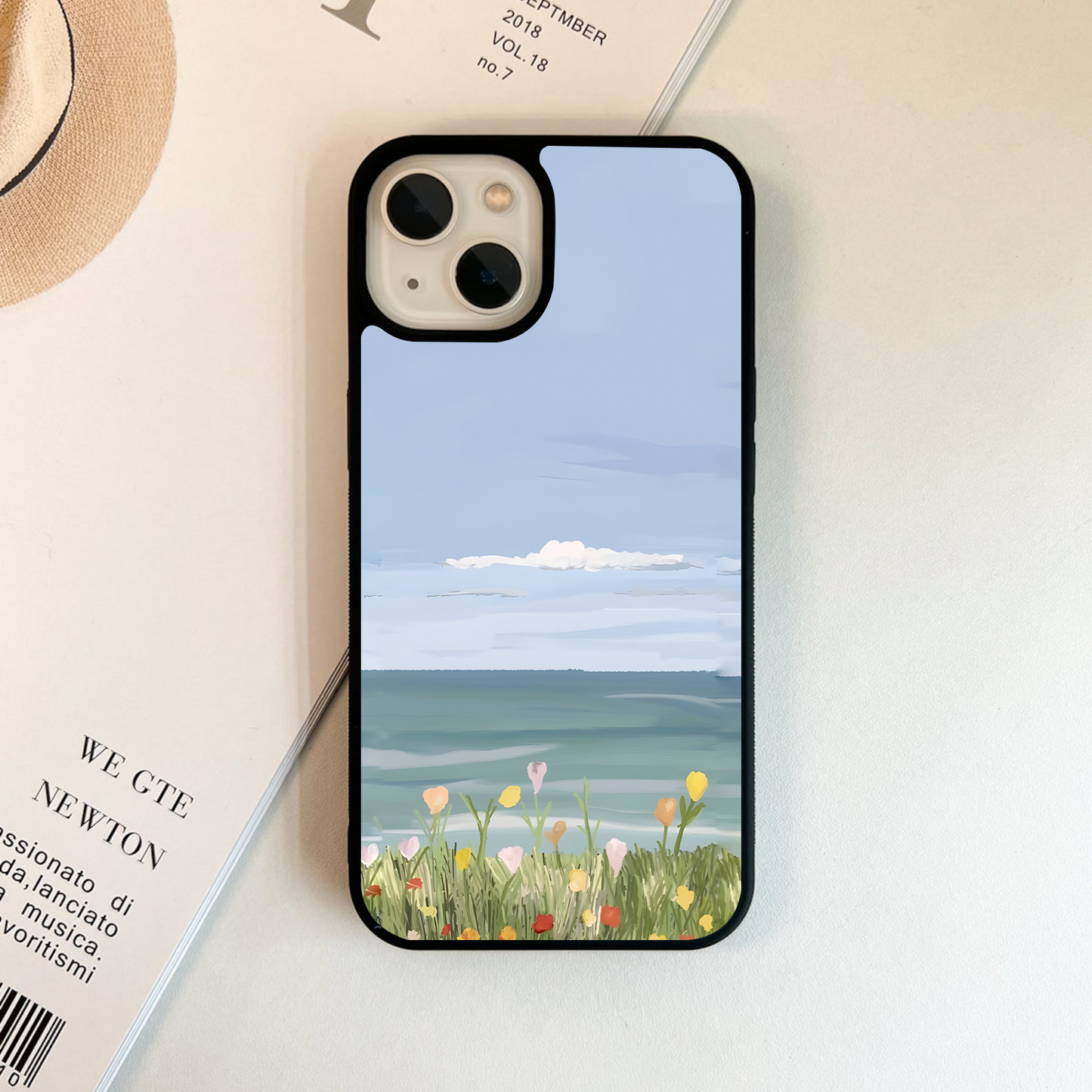 Cute Featuring Sky Glass Case