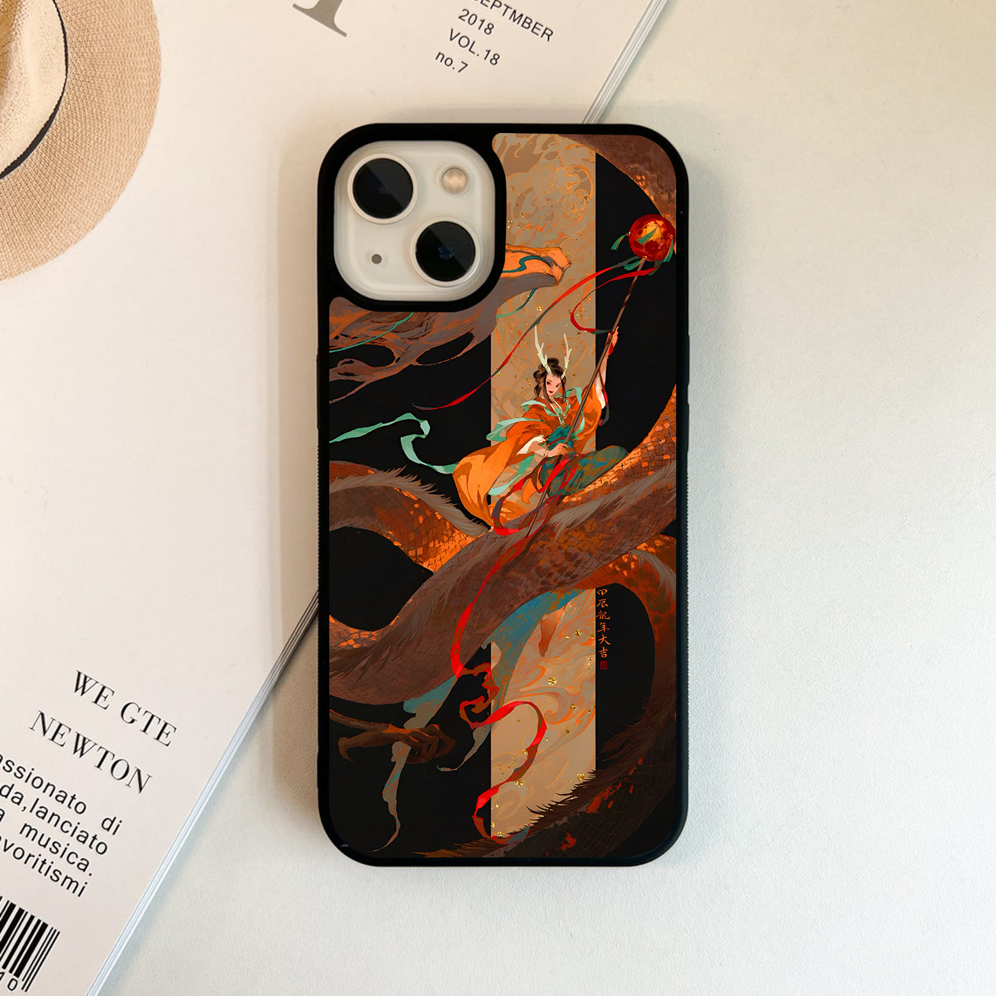 Golden Dragon Empres Glass Case