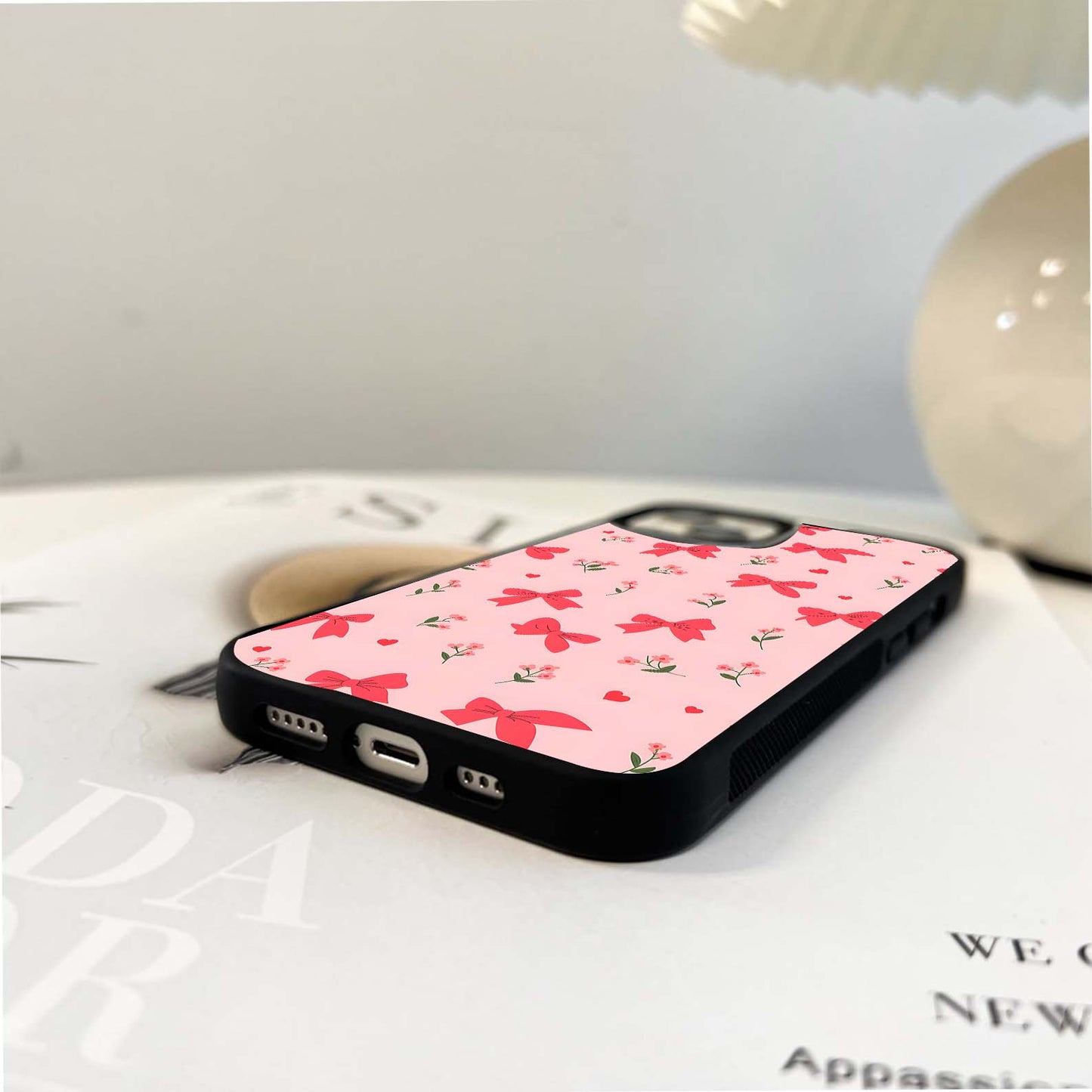 Midnight Blossom Flow Glass Case