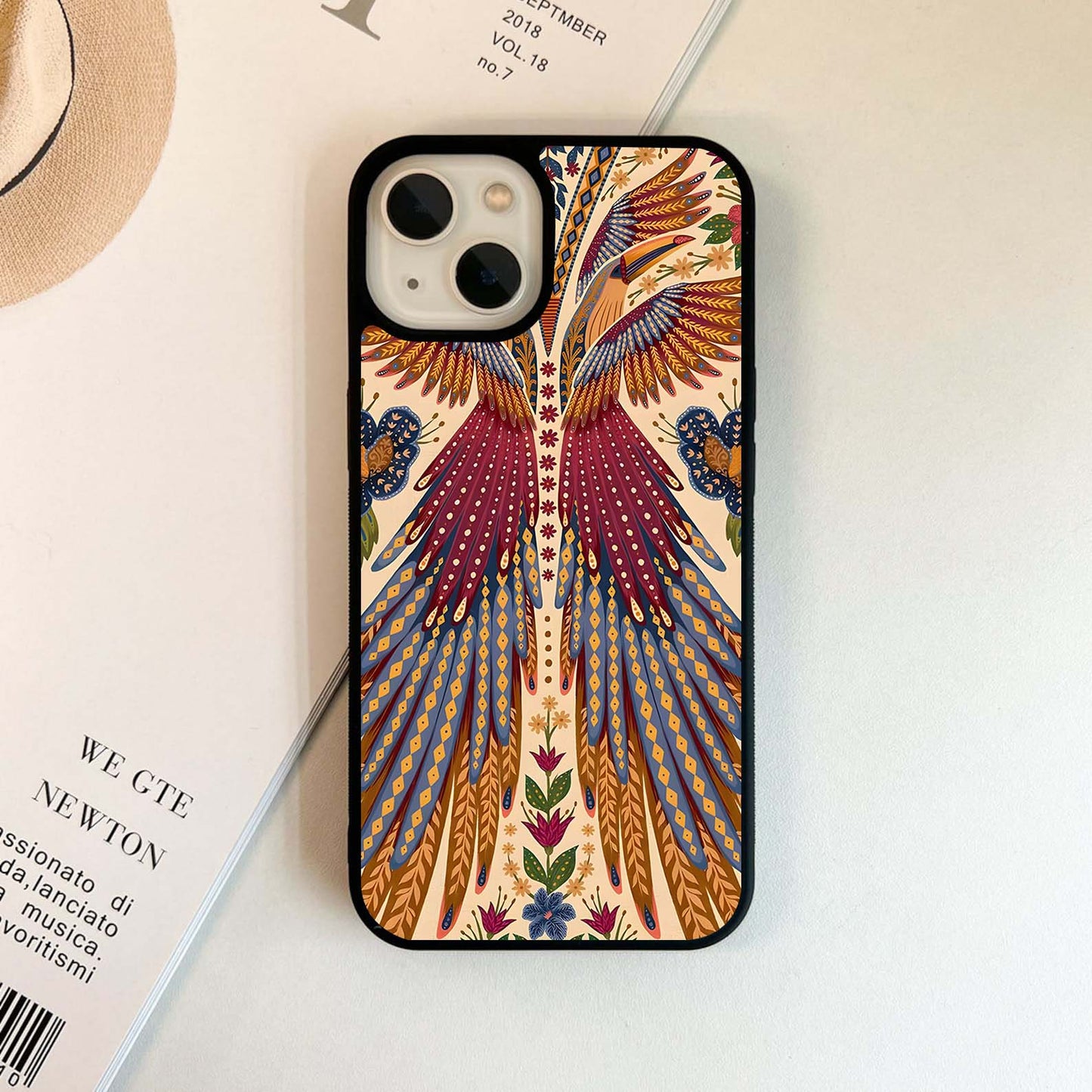 Majestic Phoenix Bloom Glass Case