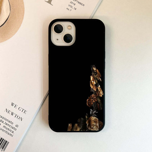 Dark Florals Blooming Glass Case