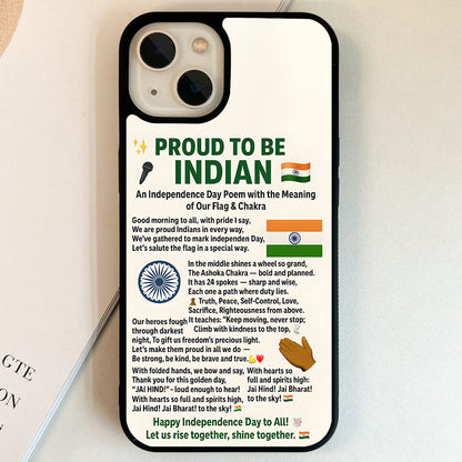 Proud To Be India Glass Case