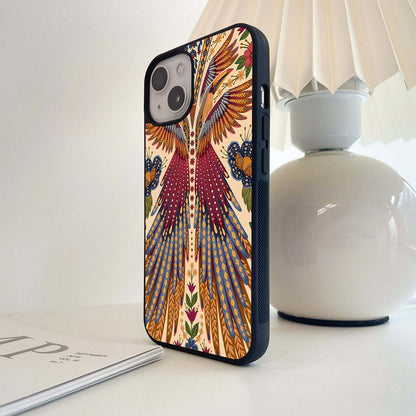 Majestic Phoenix Bloom Glass Case