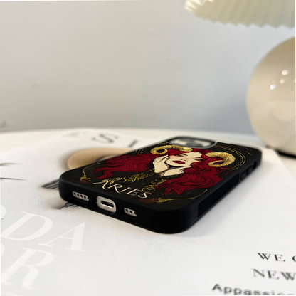 Zodiac Aries Glass Case