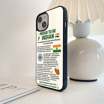 Proud To Be India Glass Case