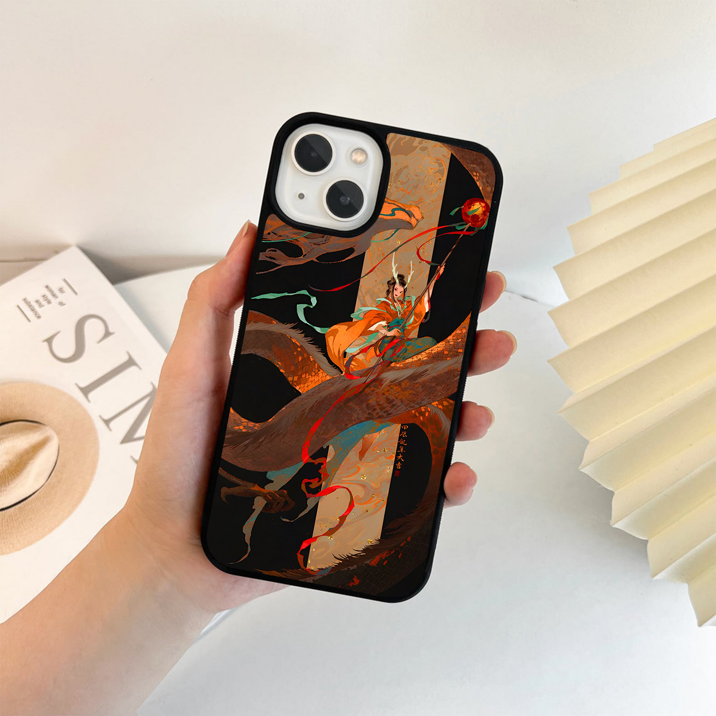 Golden Dragon Empres Glass Case