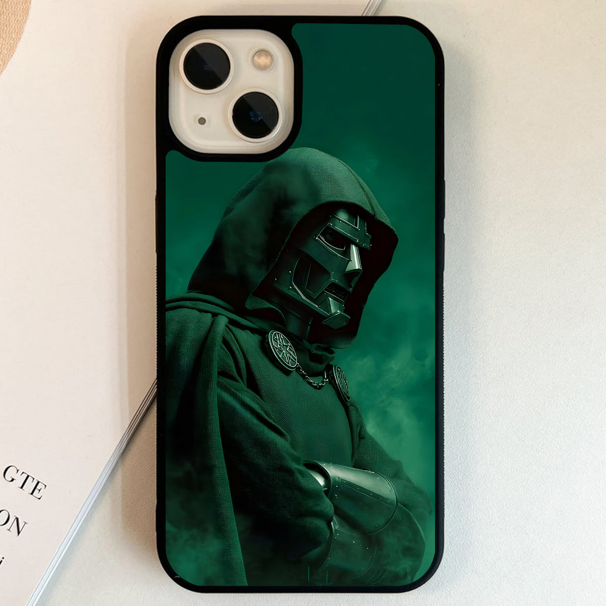 Dr.Doom Dark Portrait Glass Case