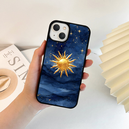 Celestial Blue Glow Glass Case