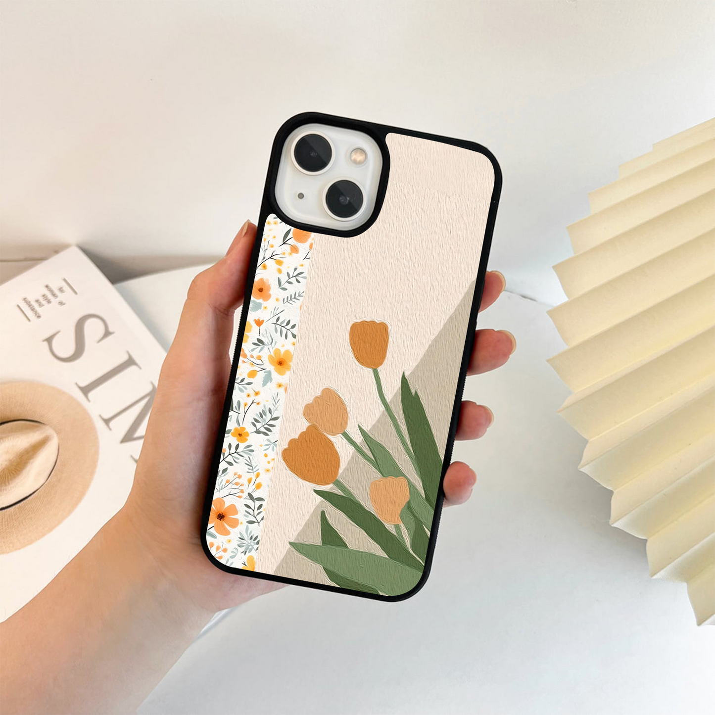 Golden Meadow Whisper Glass Case