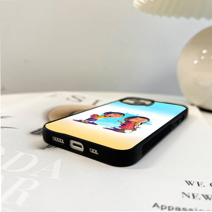 Playful Rakhi Pranks Glass Case